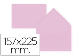 9 sobres Liderpapel 1157x225mm. offset 80g/m² color rosa pálido